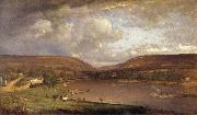 George Inness On the Delaware River Spain oil painting artist